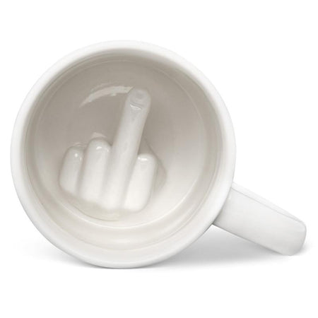 Middle Finger Base Ceramic Mug PeekWise