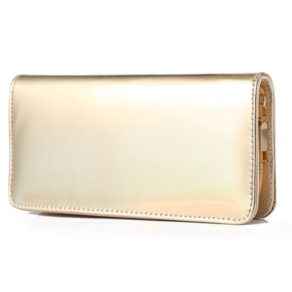 Hologram Effect Zipper Clutch Bag PeekWise