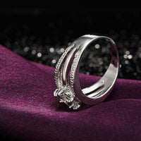 Thumbnail for Three Strip Austrian Rhinestone Ring
