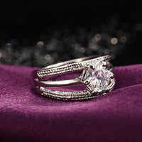 Thumbnail for Three Strip Austrian Rhinestone Ring