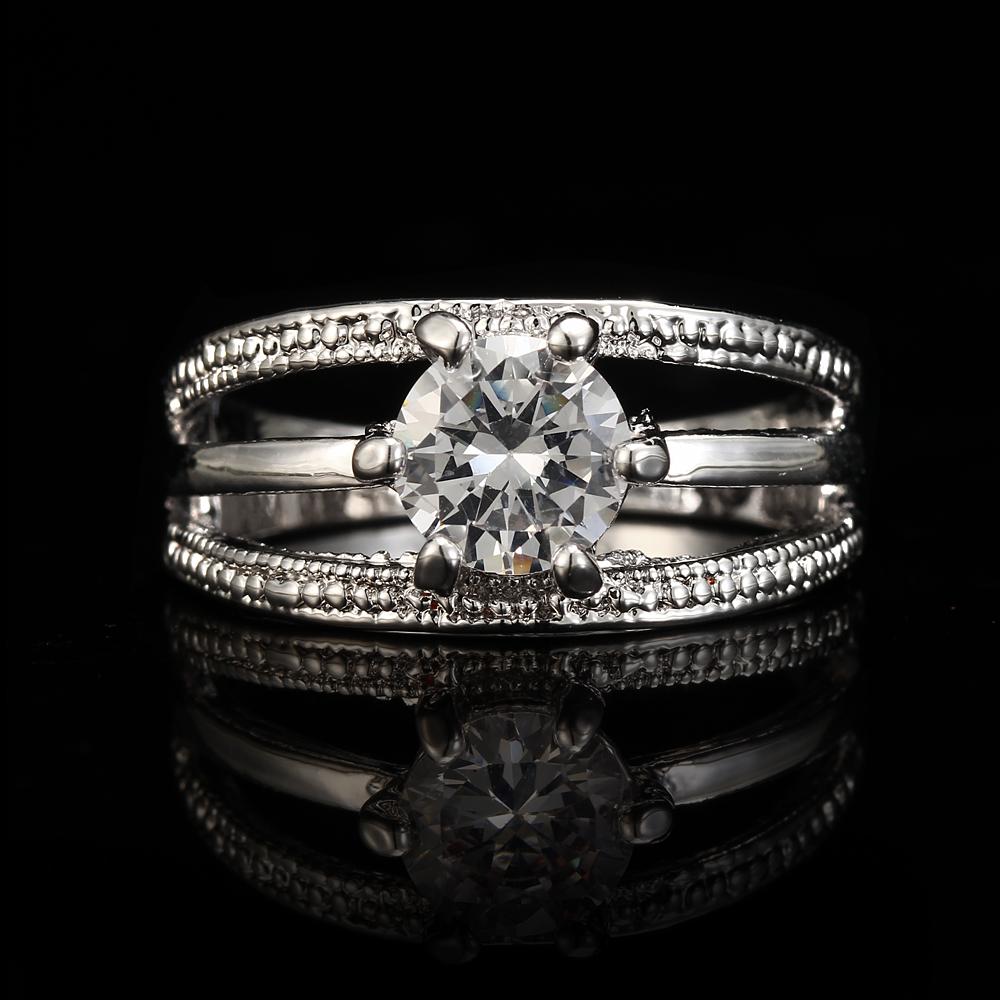 Three Strip Austrian Rhinestone Ring