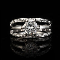 Thumbnail for Three Strip Austrian Rhinestone Ring