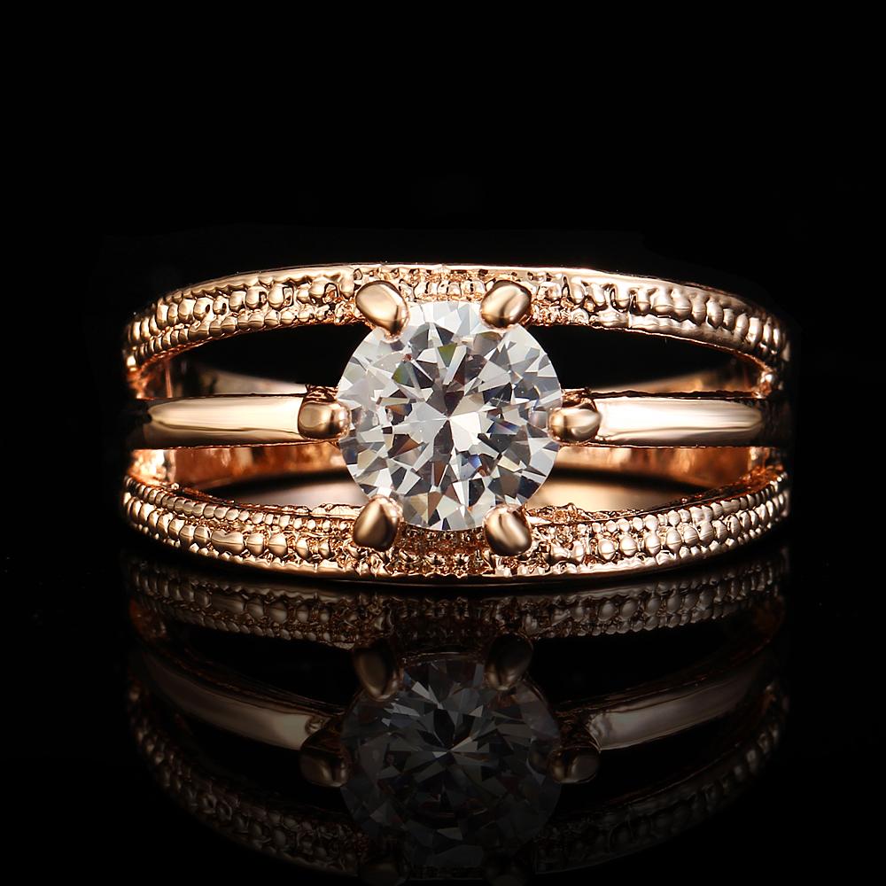 Three Strip Austrian Rhinestone Ring