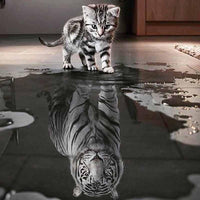 Thumbnail for Tiger Reflection - GemPaint™ Kit