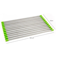 Thumbnail for Multi-Purpose Roll-Up Dish Vegetable Drying Rack PeekWise