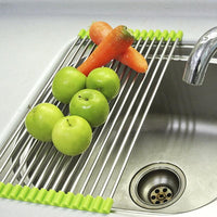 Thumbnail for Multi-Purpose Roll-Up Dish Vegetable Drying Rack PeekWise