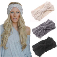 Thumbnail for Women's Knitted Bow Headband PeekWise