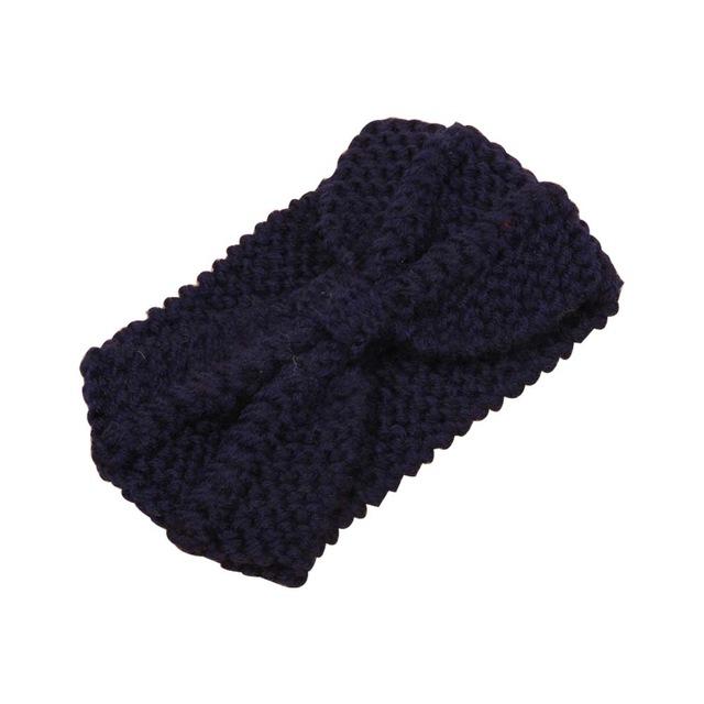 Women's Knitted Bow Headband PeekWise