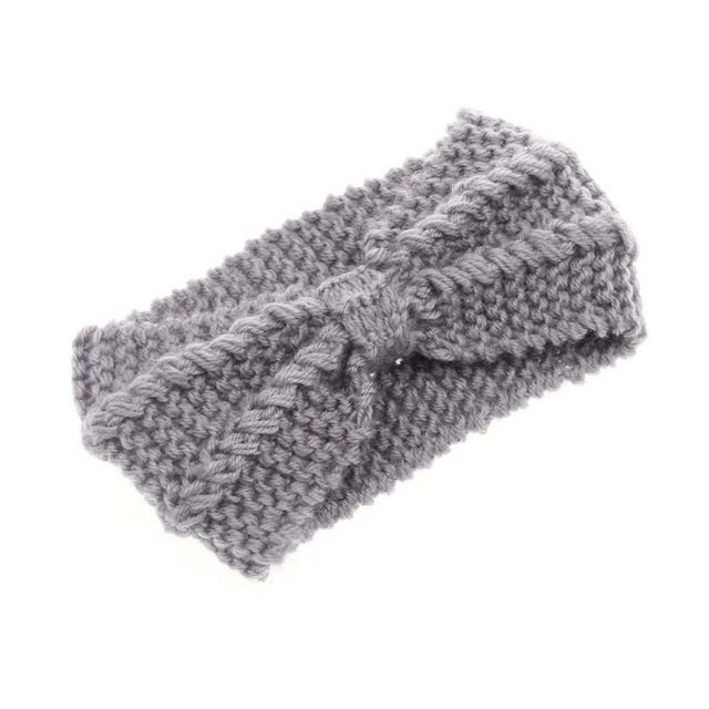 Women's Knitted Bow Headband PeekWise
