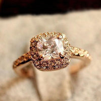 Thumbnail for Princess Cut Gold Ring