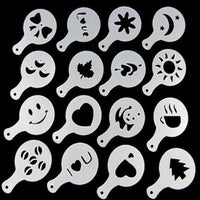 Thumbnail for Latte Stencil Kit - 16 Piece Set
