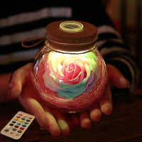 Thumbnail for Bloom - LED Rose Bottle Lamp