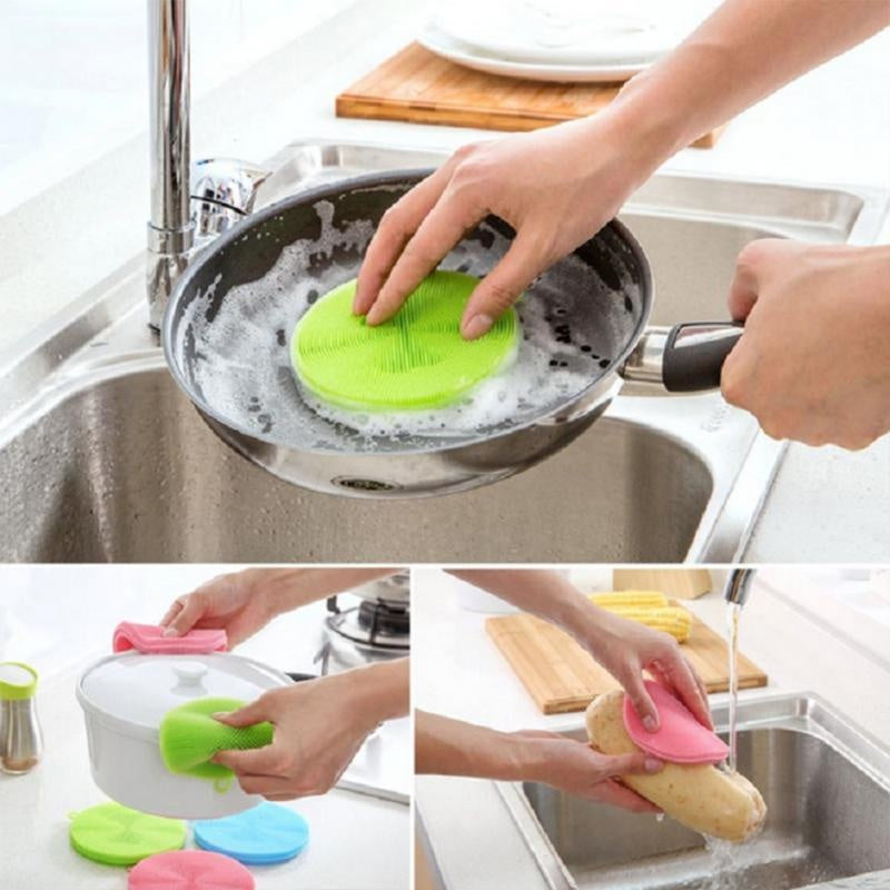 Multi-Purpose Silicone Cleaning Dish Washing Sponge PeekWise