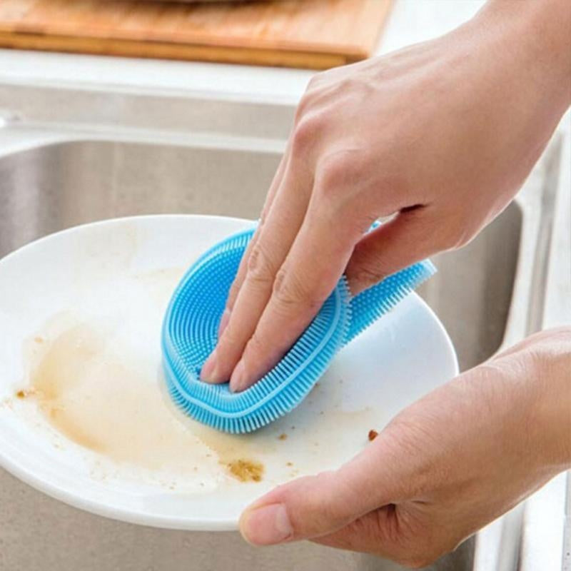 Multi-Purpose Silicone Cleaning Dish Washing Sponge PeekWise