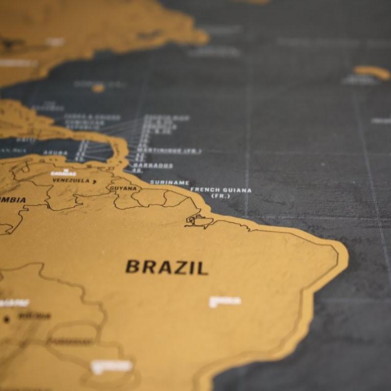 Wanderlust Scratch-Off Travel Maps