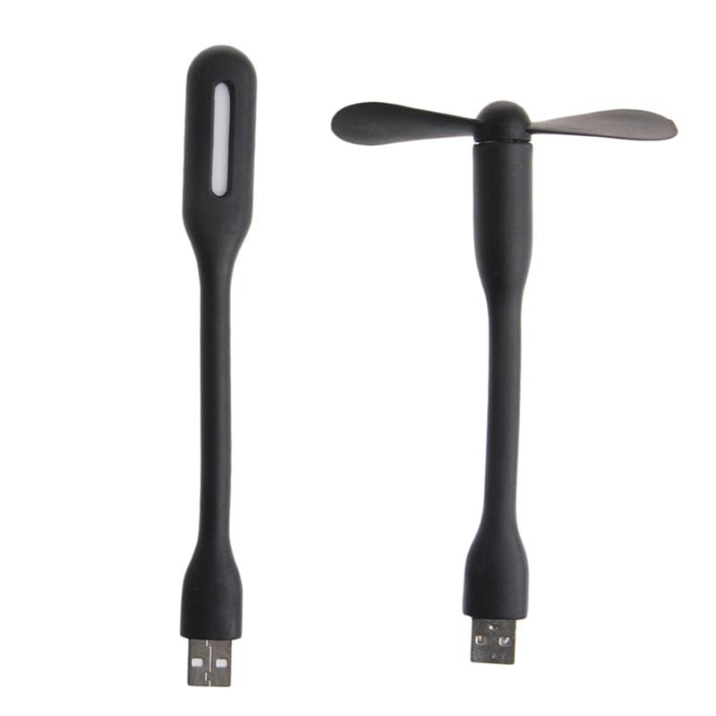 USB Mini Fan LED Light Bundle PeekWise