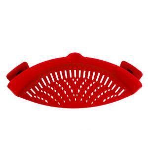 Food Straining Silicone Colander PeekWise