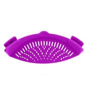 Food Straining Silicone Colander PeekWise