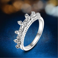 Thumbnail for Crown Shaped Crystal Ring