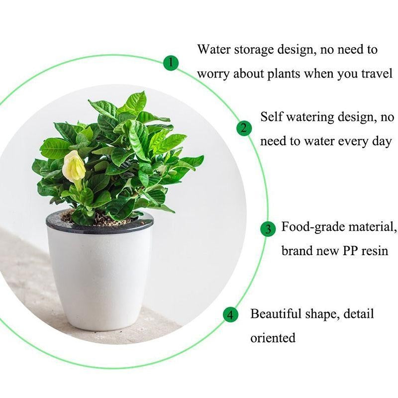 Pcs Self Watering Flower Pot Various Sizes Decorative Mushroom Gift PeekWise