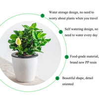 Thumbnail for Pcs Self Watering Flower Pot Various Sizes Decorative Mushroom Gift PeekWise