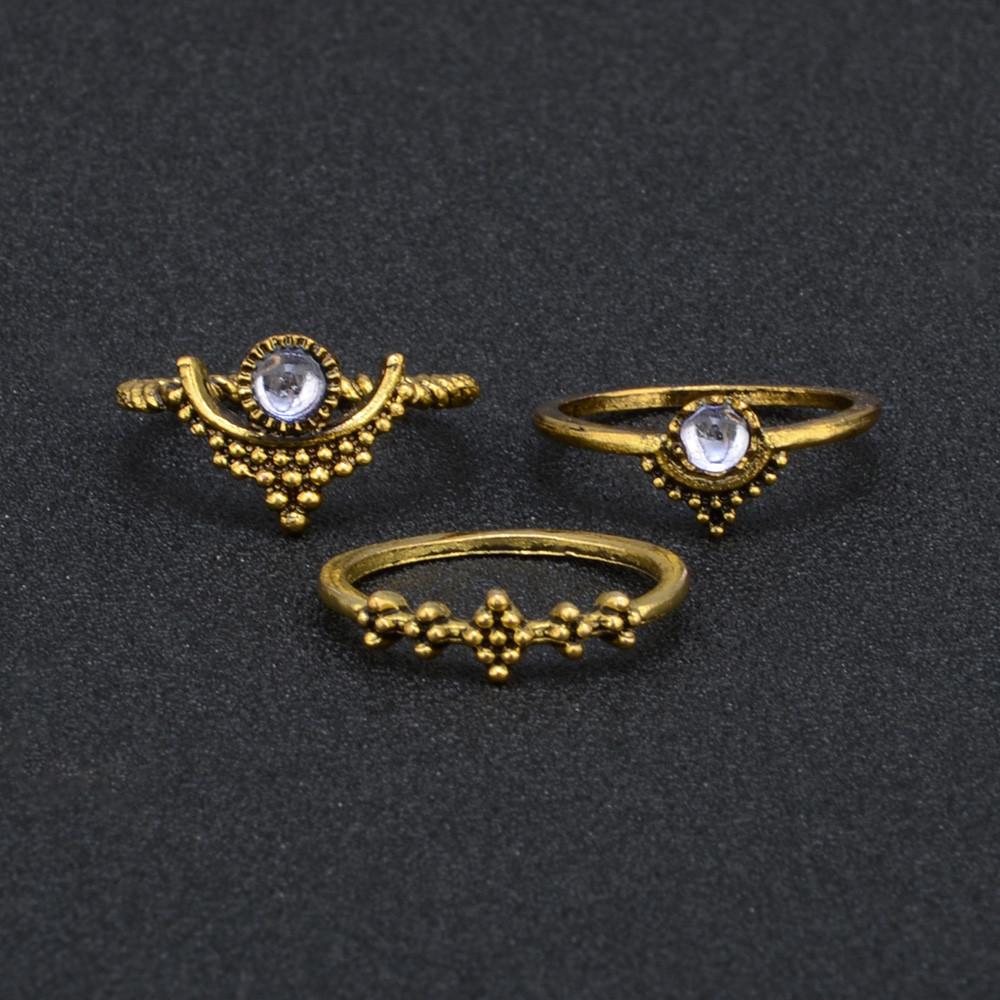 7 Piece Stack Vintage Rings