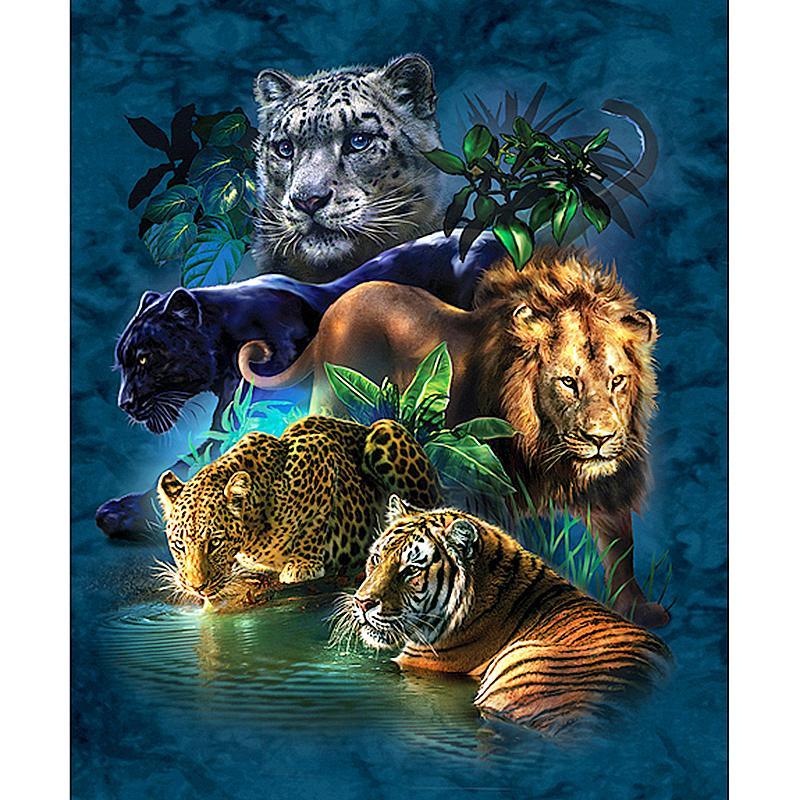 Powerful Big Cats - GemPaint™ Kit