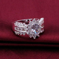 Thumbnail for Silver Crystal Ring