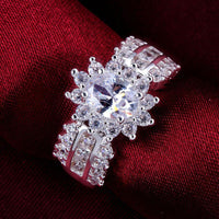 Thumbnail for Silver Crystal Ring