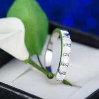 Thumbnail for Simple Colored Fire Opal Rings