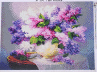 Thumbnail for Purple Flowers - GemPaint™ Kit