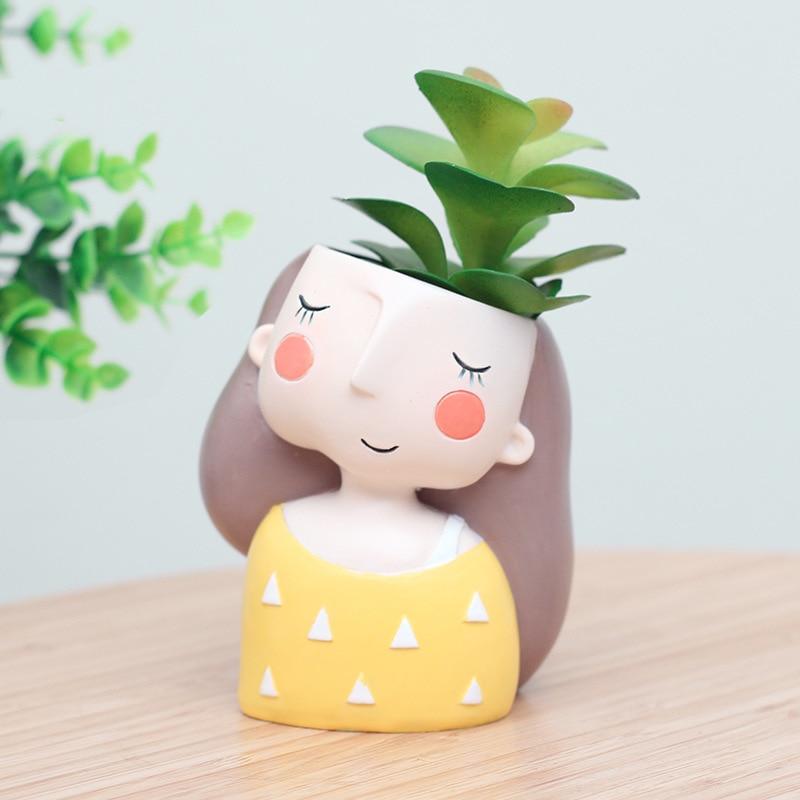 Lovely Girl Succulent Pot PeekWise