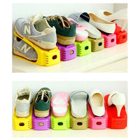 Thumbnail for Shoe Stacker Adjustable Rack Space Saver PeekWise