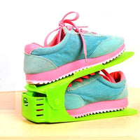 Thumbnail for Shoe Stacker Adjustable Rack Space Saver PeekWise