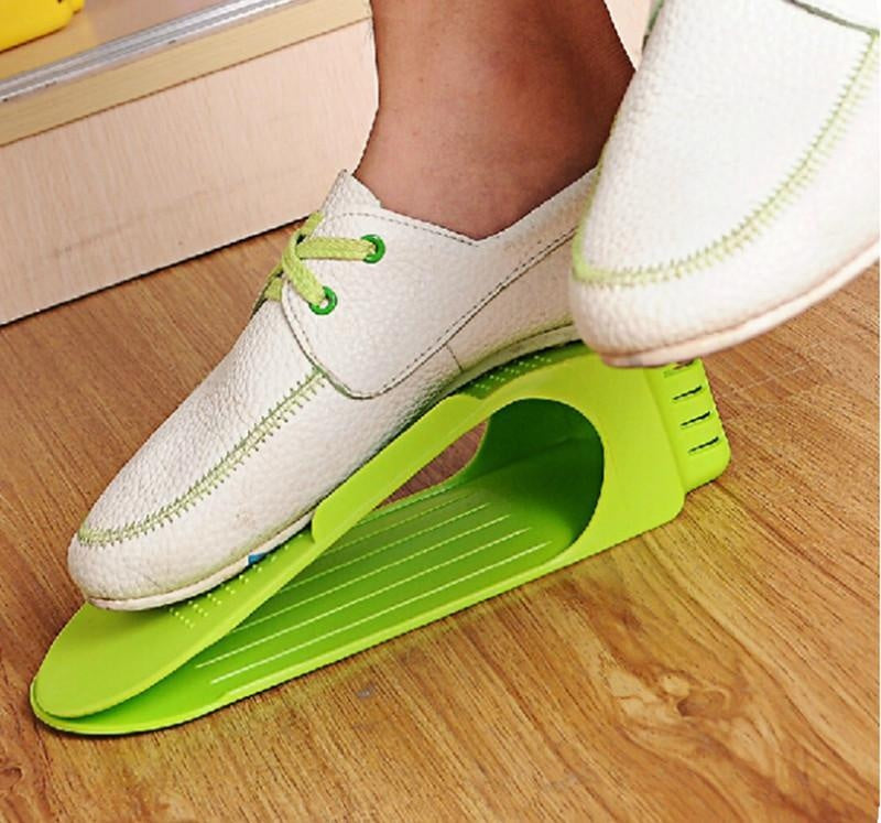 Shoe Stacker Adjustable Rack Space Saver PeekWise