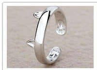 Thumbnail for Silver-Plated Cat Ring