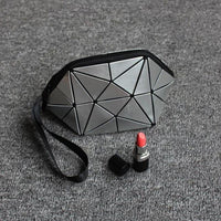 Thumbnail for Luminous Geometric Folding Cosmetic Make Bag PeekWise