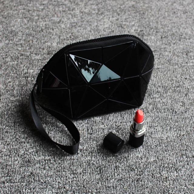 Luminous Geometric Folding Cosmetic Make Bag PeekWise