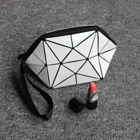 Thumbnail for Luminous Geometric Folding Cosmetic Make Bag PeekWise