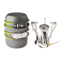 Thumbnail for Ultralight Portable Camping Cooking Kit Piezo Ignition PeekWise