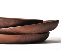 Thumbnail for Hand-Made Round Natural Wooden Plates