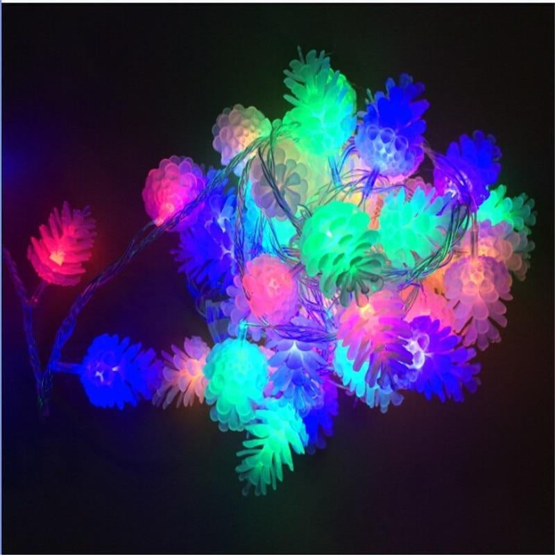 Pine Cone LED Christmas Lights PeekWise