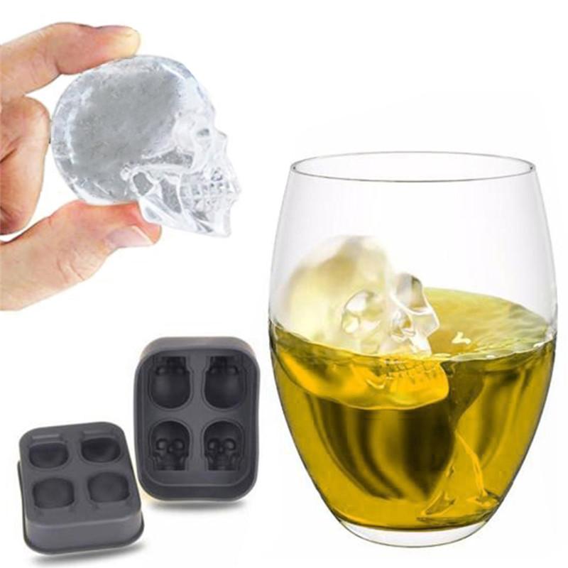 Skull Shape 3D Ice Cube Maker - Thumbnail 3