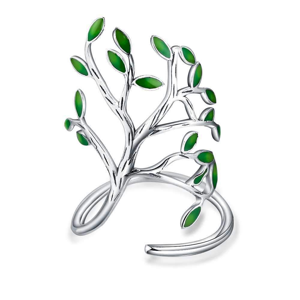 Stunning Sterling Silver Ornate Tree Ring PeekWise