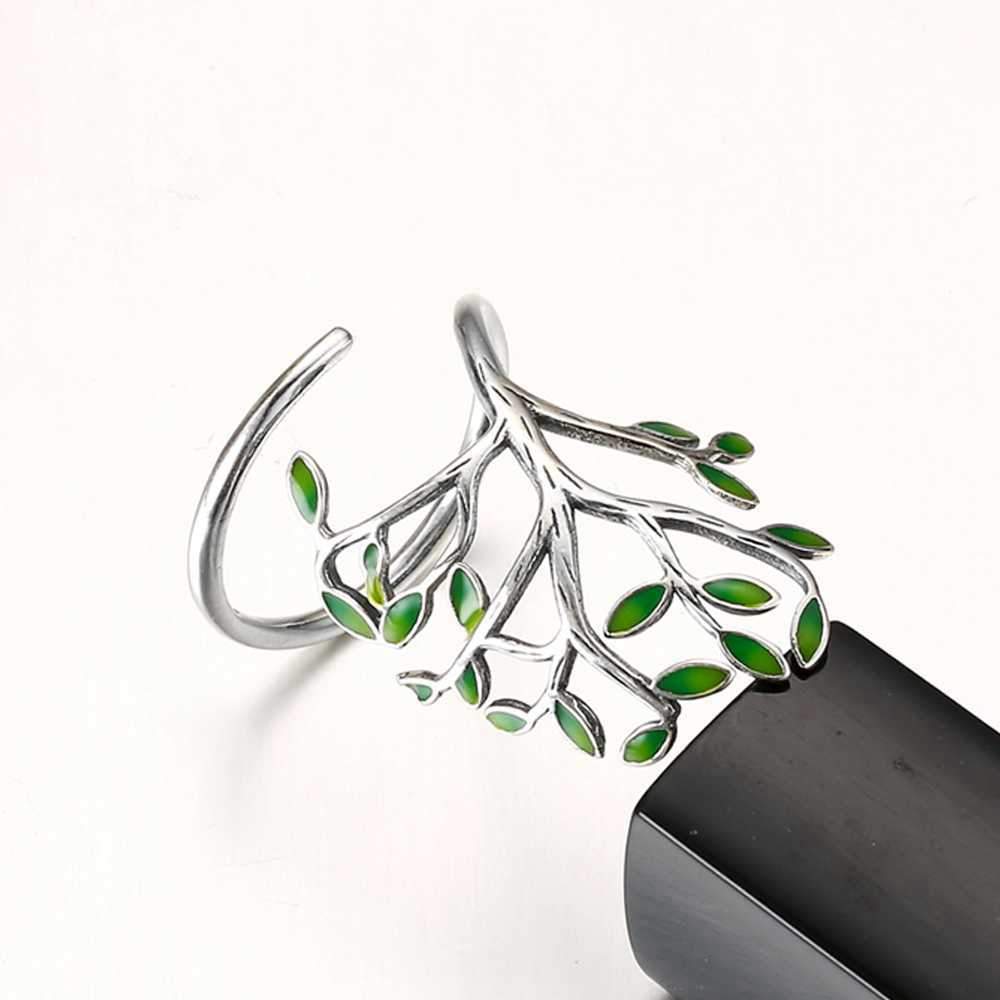 Stunning Sterling Silver Ornate Tree Ring PeekWise