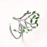 Thumbnail for Stunning Sterling Silver Ornate Tree Ring PeekWise