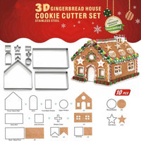 Thumbnail for 3D Christmas Gingerbread & Cookie Cutters