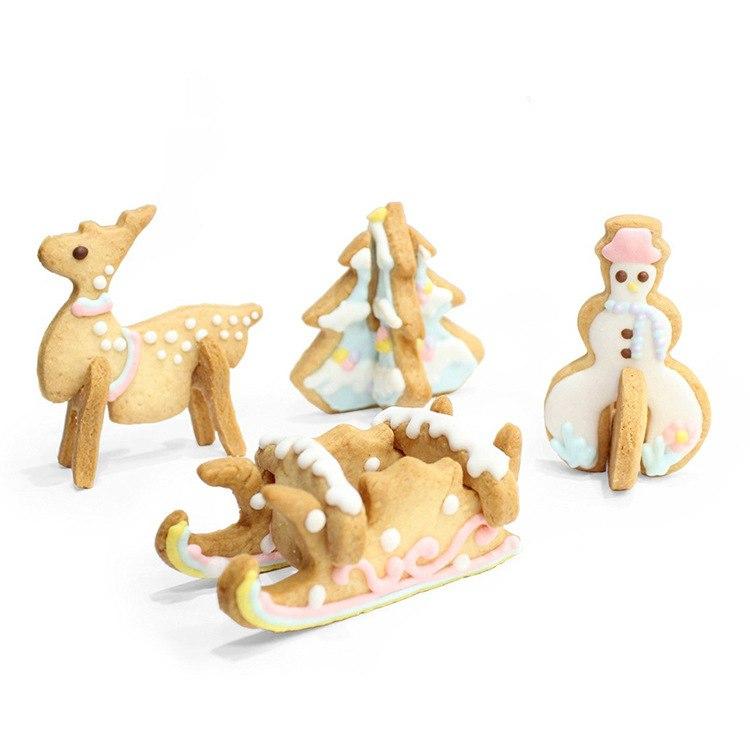 3D Christmas Gingerbread & Cookie Cutters