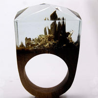 Thumbnail for Quanta - Golden Stalagmite Resin Ring