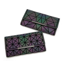 Thumbnail for Geometric Luminous Effect Clutch Bag PeekWise